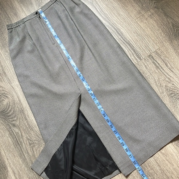 💕BOGO💕Vintage Houndstooth pencil skirt by Le Suit Petite - Picture 4 of 9